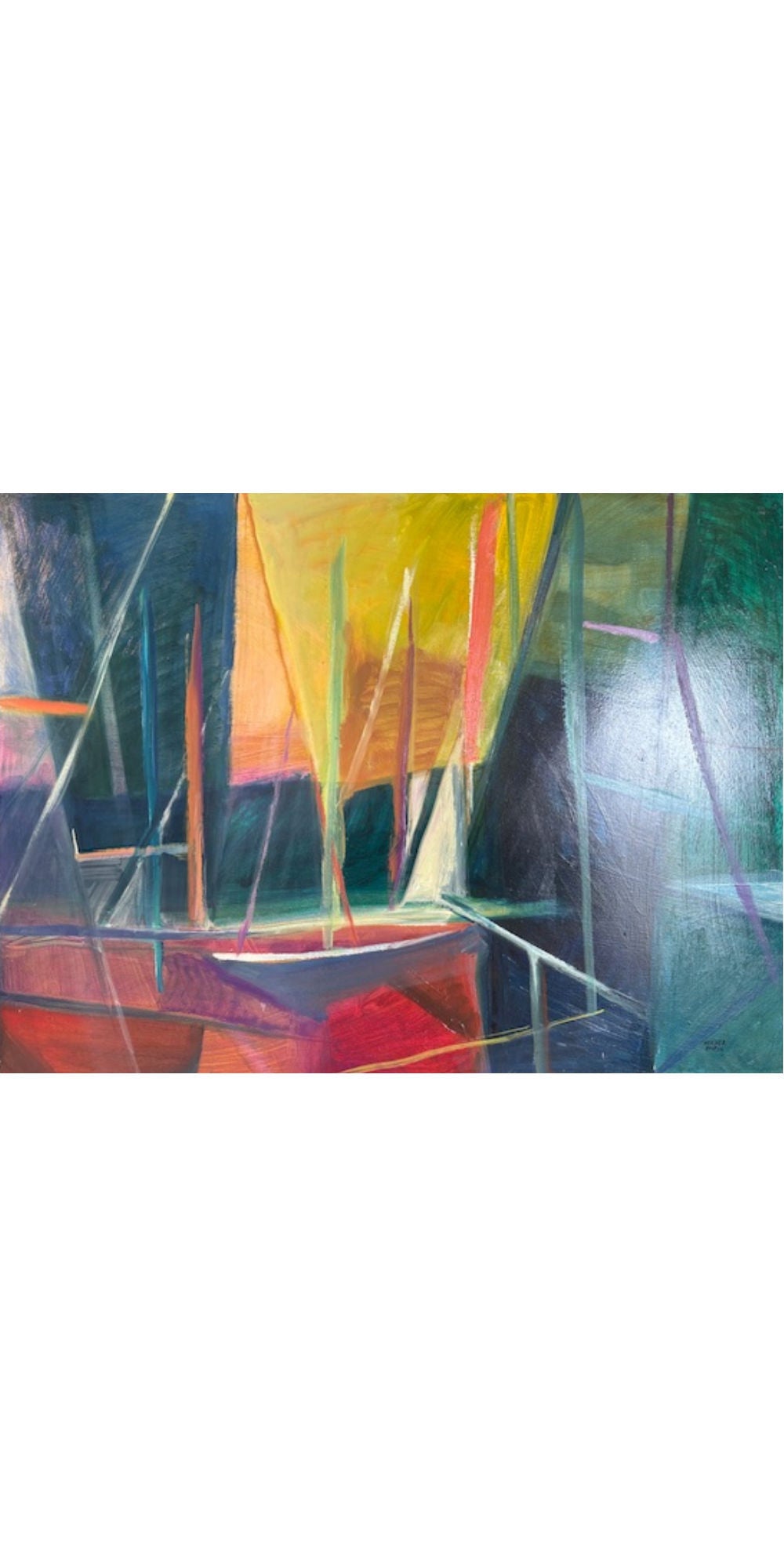 Merthyr Ruxton | Abstract Boat 12 | Art for Hire | Art for Sale