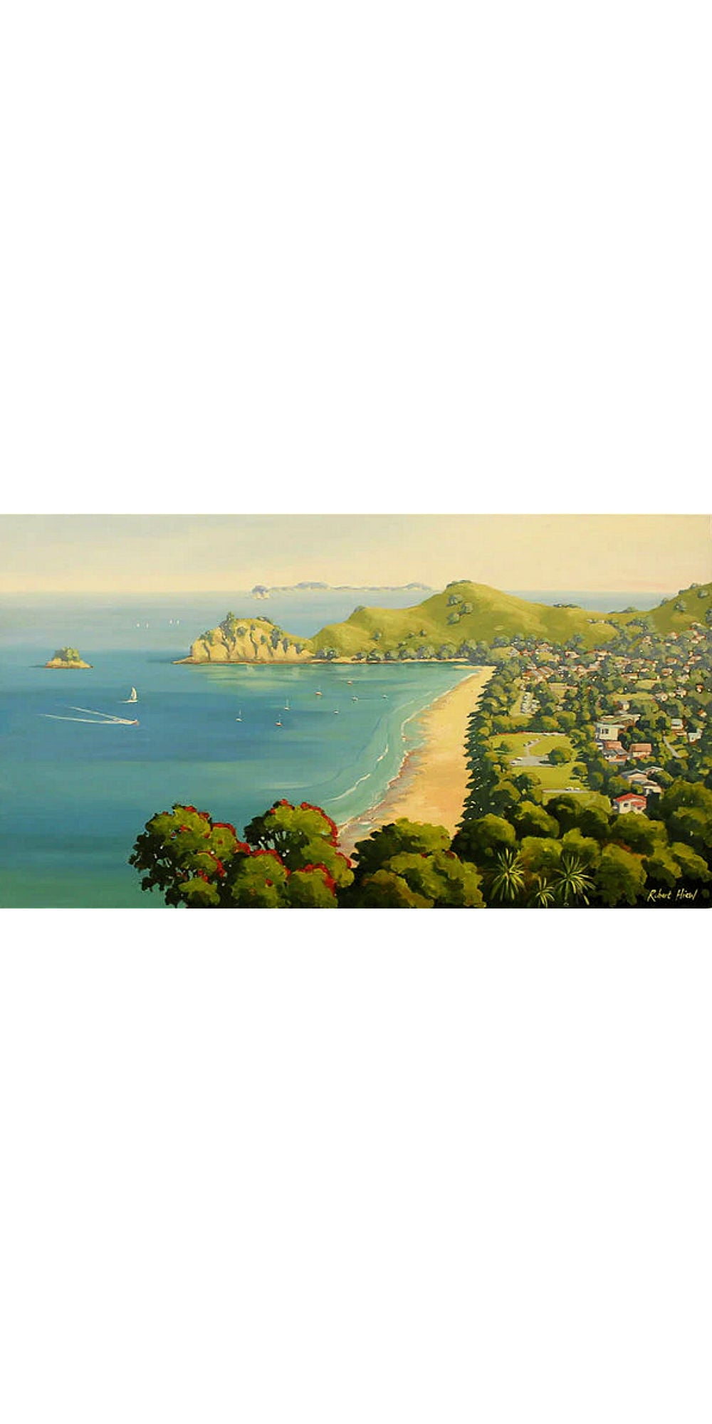 Robert Hiew | Hahei Beach | Art for Hire | Art for Sale