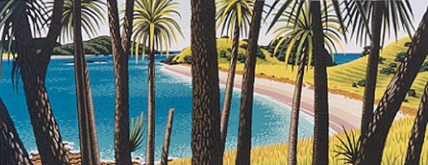 Cabbage Trees Waewaetoria Island