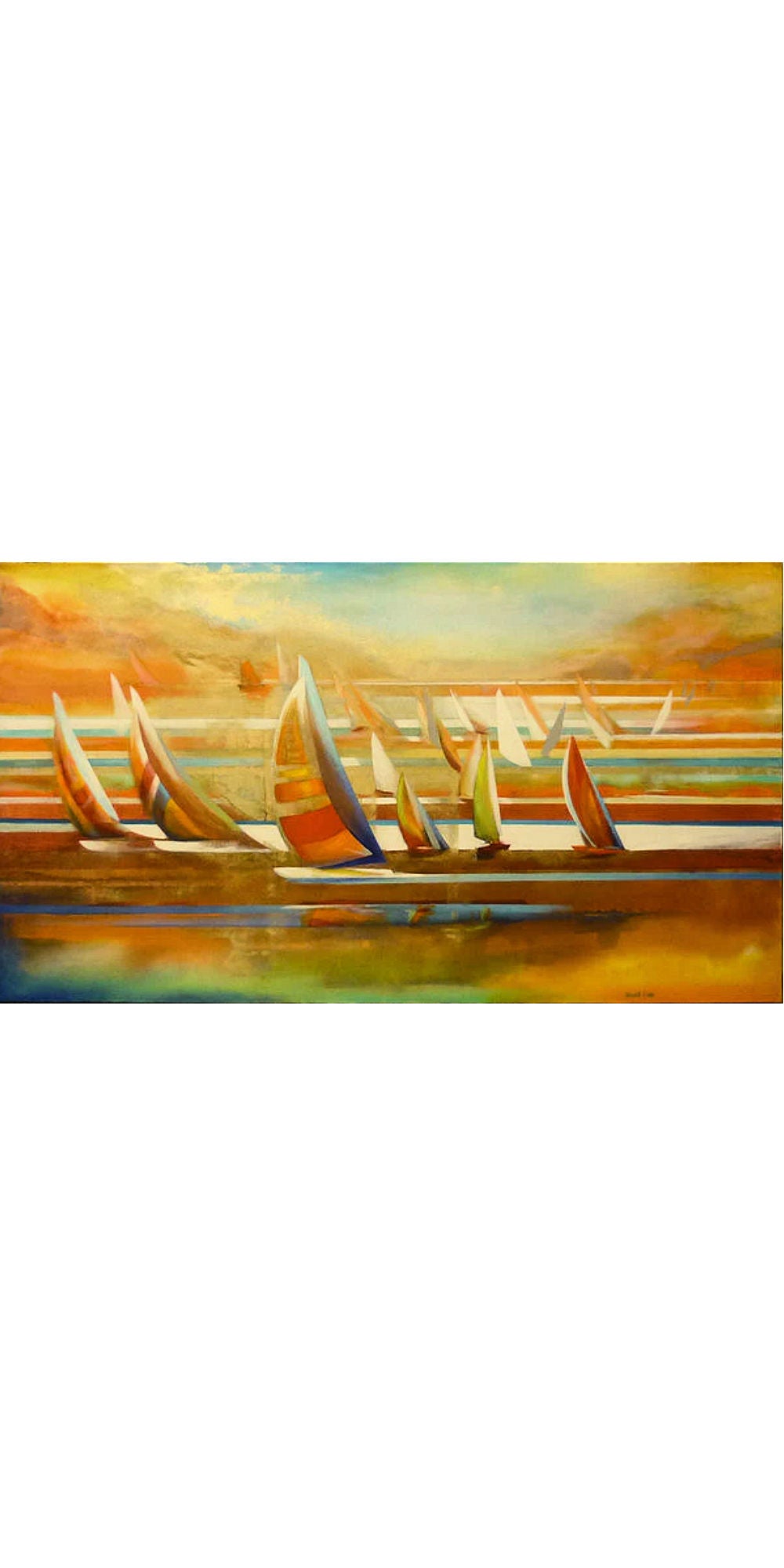 Harold Coop | Evening Sailing | Art for Sale | Art for Lease