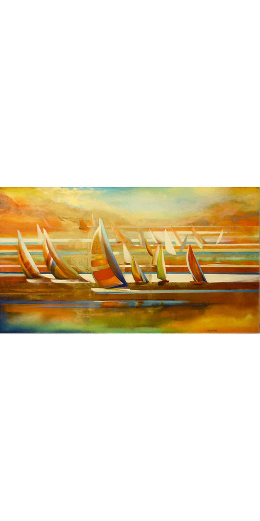Harold Coop | Evening Sailing | Art for Sale | Art for Lease