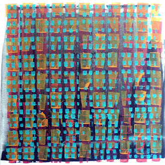 Orange, red, Green I