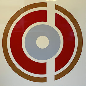 Taupe Circle and Cord