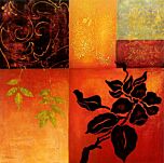 Crimson Silhouette by Debra Scolari