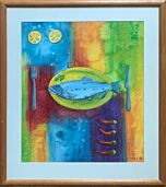 Fish on a Plate by Anna Stichbury
