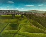 Rangitoto from Mt Eden by Justin Summerton