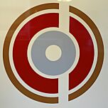 Taupe Circle and Cord by Andrew Duncan 